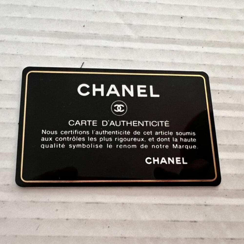 Chanel black leather lambskin leather pocket clutch / laptop sleeve - Picture 8 of 9